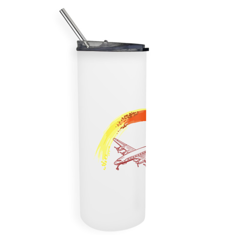 Airplane Skinny Tumbler | Artistshot