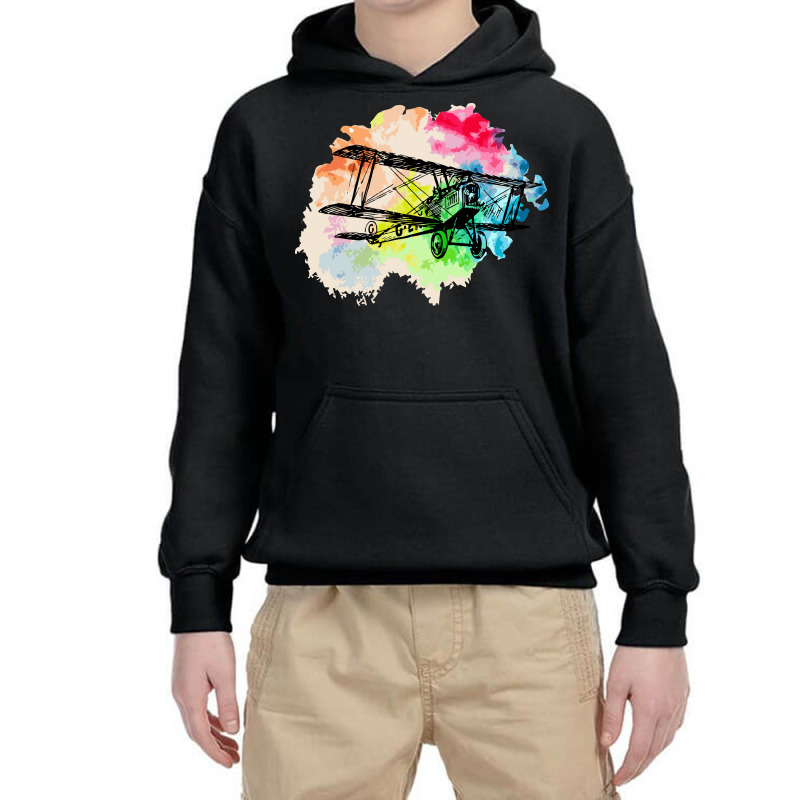 Biplane Youth Hoodie | Artistshot