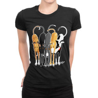 Tails Up Ladies Fitted T-shirt | Artistshot