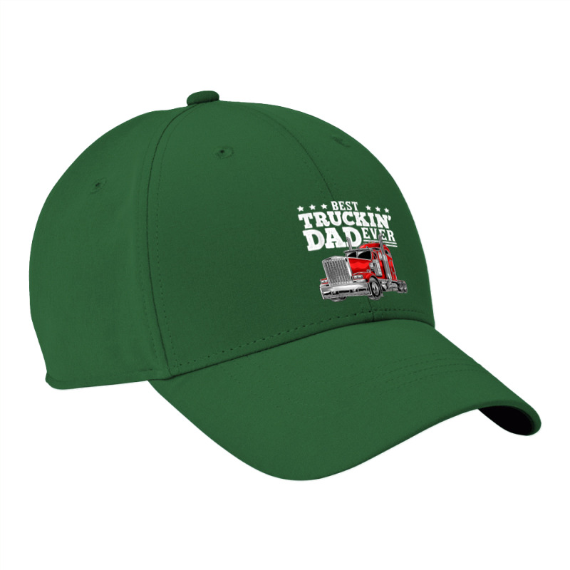 Trucker Best Truckin Dad Ever Big Rig Trucker Father's Day 207 Nike Dri-FIT Cap by urethrapricey | Artistshot