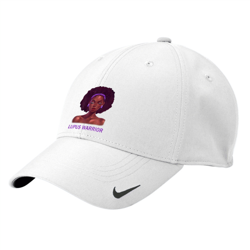 Womens Afro African American Black Woman Lupus Warrior Nike Dri-fit Cap | Artistshot