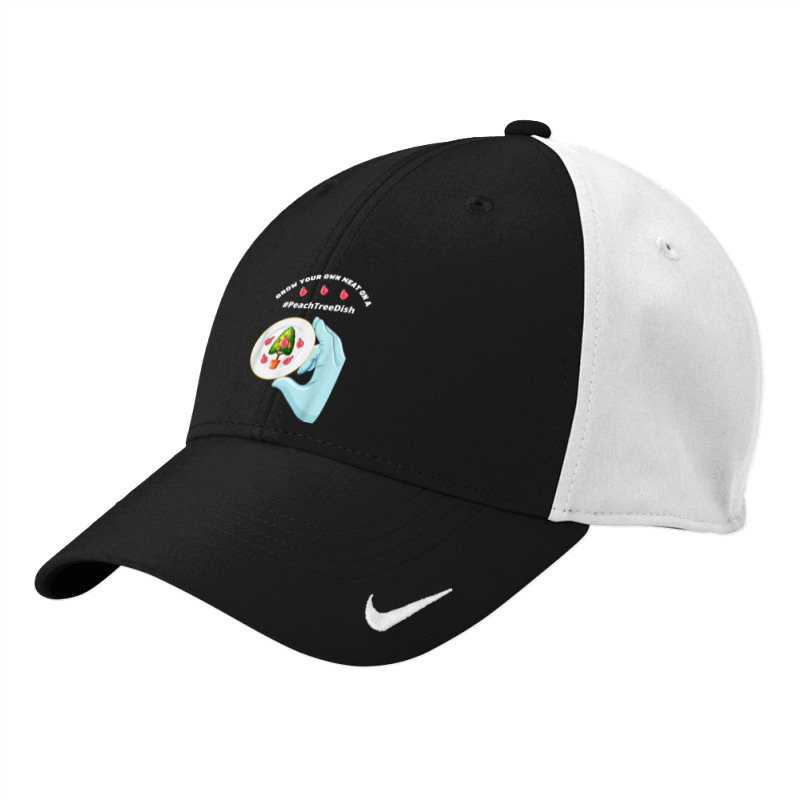 Peach Tree Dish Grow Your Own Meat Trending Tweet Petri Dish T Shirt Nike Dri-FIT Cap by mikidicosmo | Artistshot