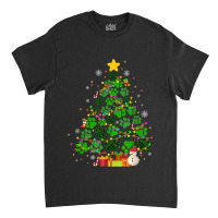 Dog Cat Paws Christmas Tree Classic T-shirt | Artistshot