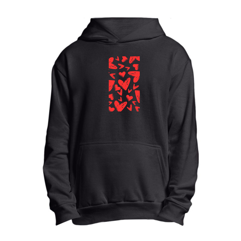 Hearts Love Urban Pullover Hoodie | Artistshot