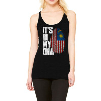 It's In My Dna Malaysian Proud Malaysia Flag Racerback Tank | Artistshot