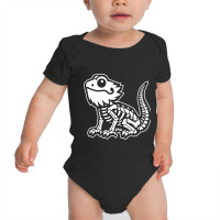 Xray Skeleton Bearded Dragon Funny Baby Bodysuit | Artistshot