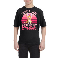 Just A Girl Who Loves Cheetahs Youth Tee | Artistshot