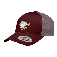 This Is Lit Angler Fish Monster Fishing Fisherman Anglerfish Retro Trucker Cap | Artistshot