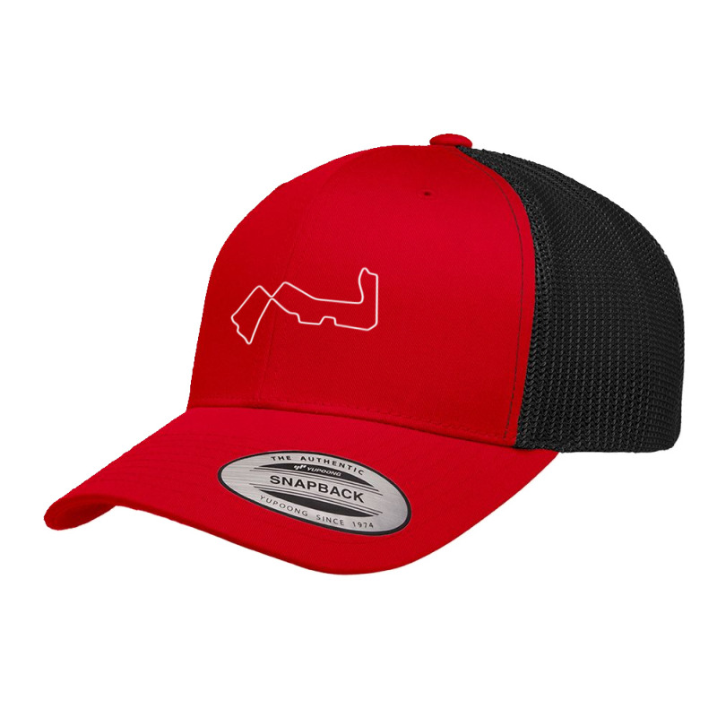 Marina Bay Street Circuit [outline] Retro Trucker Cap by NICHOLASGIBSON | Artistshot