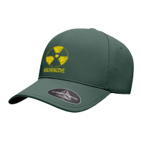 Vintage Nostalgic Radioactive Nuclear War Symbol Seamless Cap | Artistshot