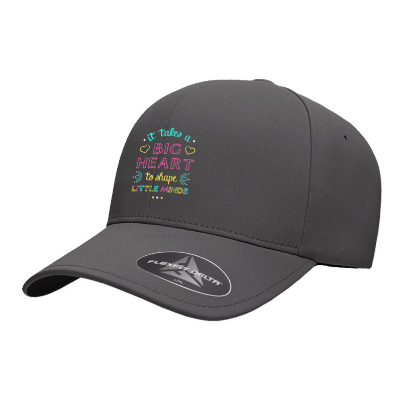 It Takes A Big Heart To Shape Little Minds Teacher Seamless Cap by LembckeAleeya | Artistshot