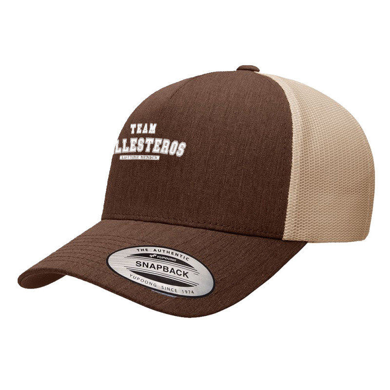 Team Ballesteros Lifetime Member Family Last Name Yupoong Trucker Cap by PamelaJeanBrink | Artistshot