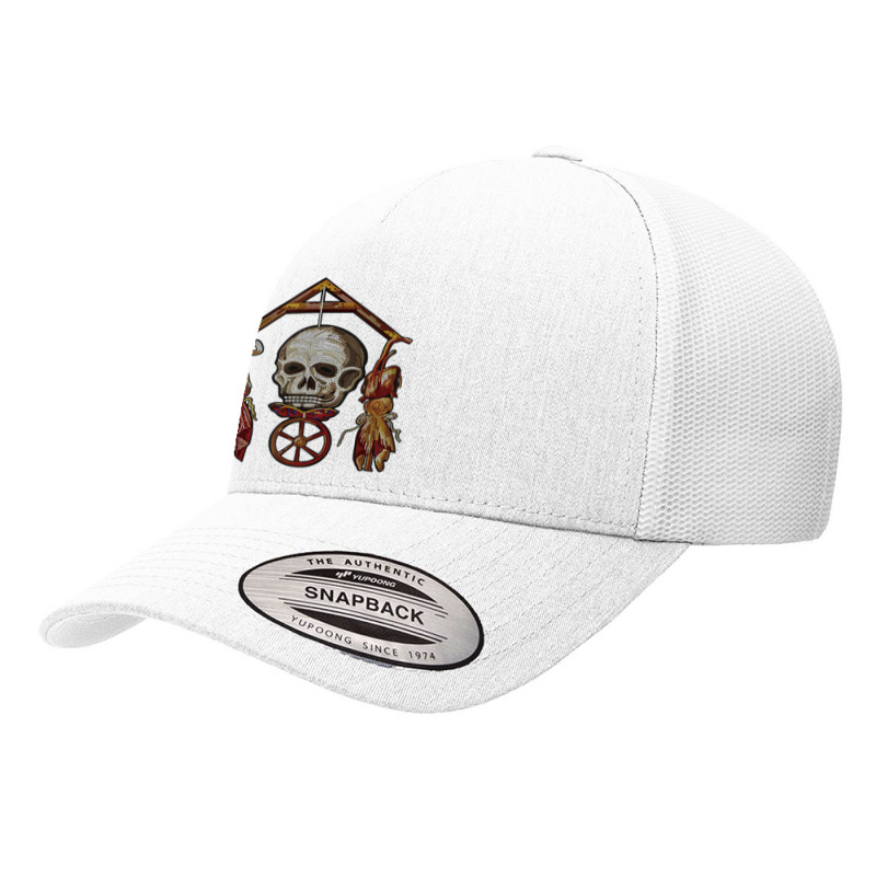 Roman Memento Mori Mosaic (black) Yupoong Trucker Cap | Artistshot