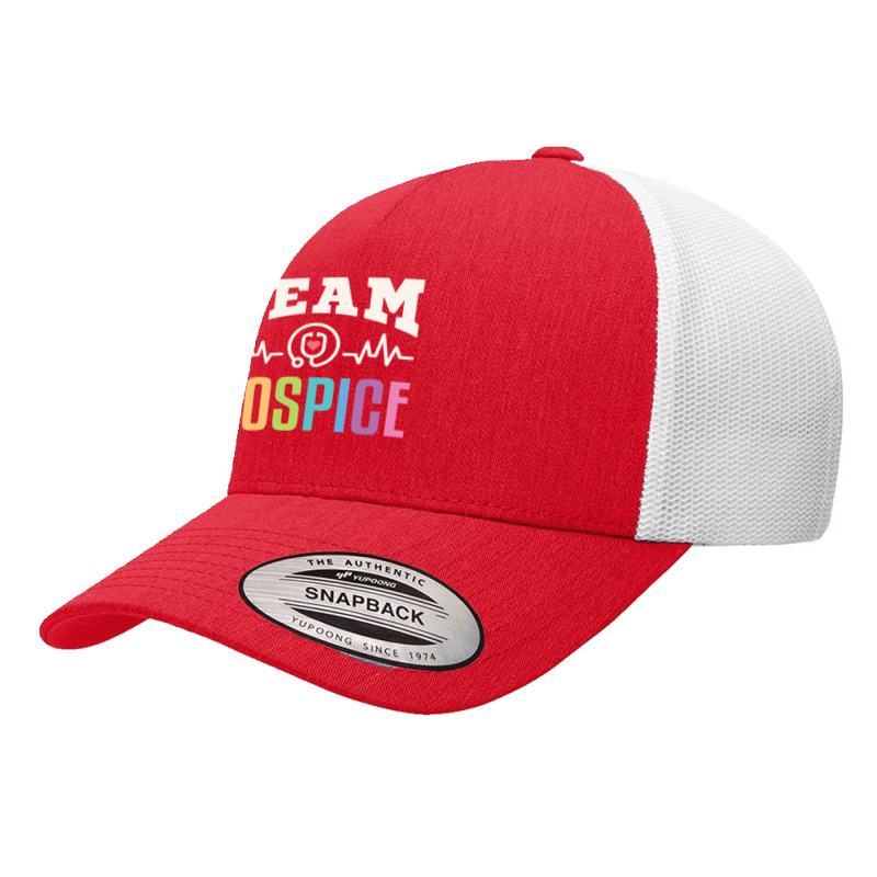 Team Hospice Nurse Aide Doctor End Of Life Palliative Care Sweatshirt Yupoong Trucker Cap | Artistshot