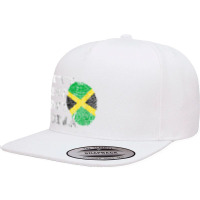 It's In My Dna Jamaica Genetic Jamaican Roots Jamaican Pride T Shirt 5 Panel Snapback Cap | Artistshot