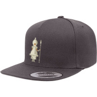 Chess Pieces White Bishop Children Board Game Set 5 Panel Snapback Cap | Artistshot