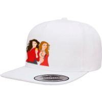 Retro  Badass Call Me 5 Panel Snapback Cap | Artistshot