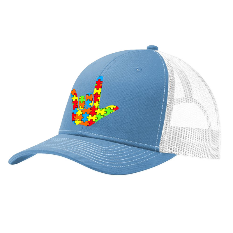 Asl Love Sign Language Autism Gift Awareness Support T Shirt Pa Trucker Cap by TimothyMears89 | Artistshot