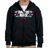 Dialysis Nurse T  Shirt Dialysis Nurse Nephrology Nurse 3 Youth Zipper Hoodie | Artistshot