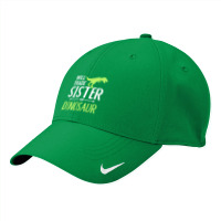 Will Trade Sister For Dinosaur Brother T Shirt Nike Dri-fit Cap | Artistshot