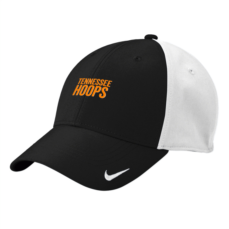 Tennessee Hoops Shirt Basketball Fan Orange White Cheer Gift T Shirt Nike Dri-FIT Cap by annalyneplacencia | Artistshot