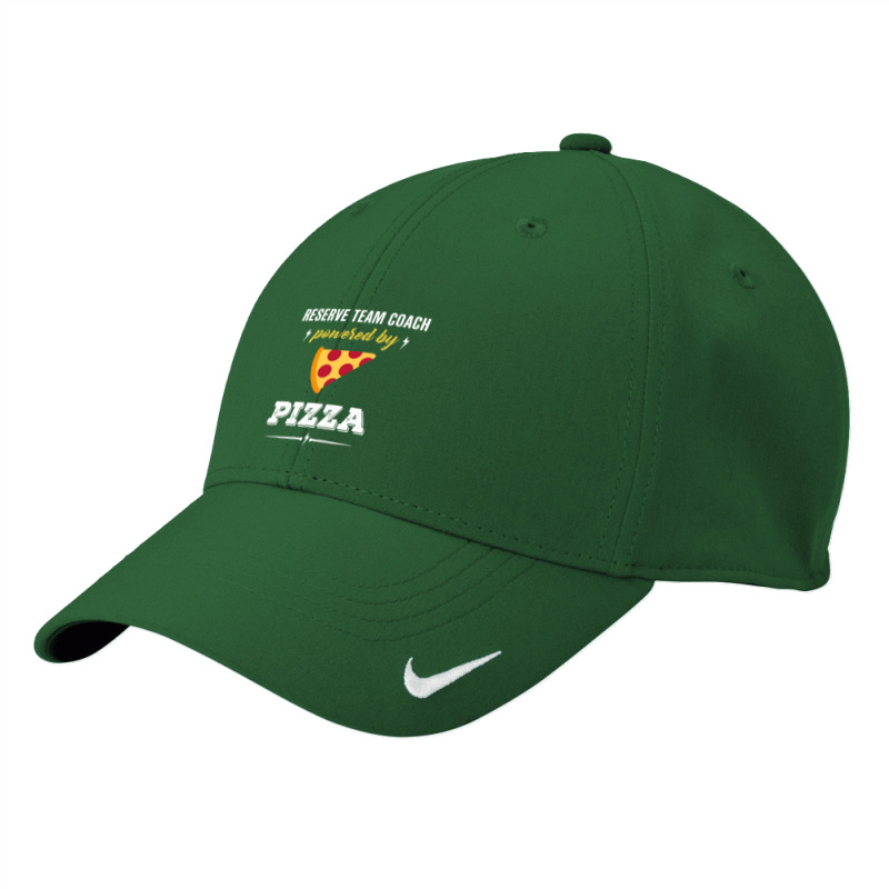 Reserve Team Coach Powered By Pizza Funny Gift Nike Dri-FIT Cap by milkisunato | Artistshot