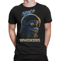 Space Kitty Whiskers T-shirt | Artistshot