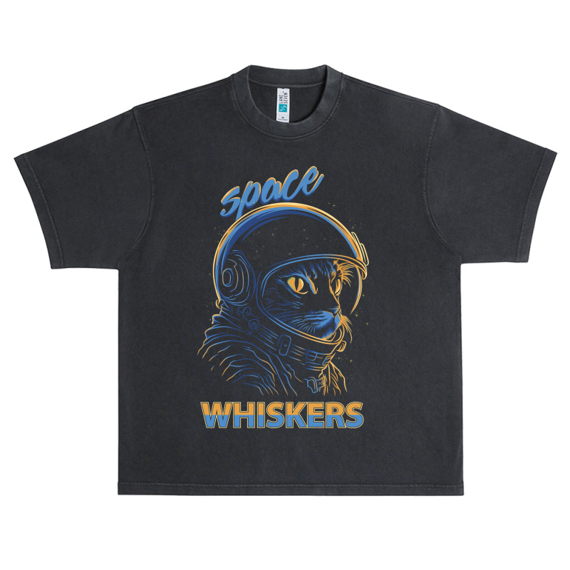 Space Kitty Whiskers Urban Heavy T-shirt | Artistshot