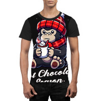 Gorilla Hot Choco Christmas 2024 Graphic T-shirt | Artistshot