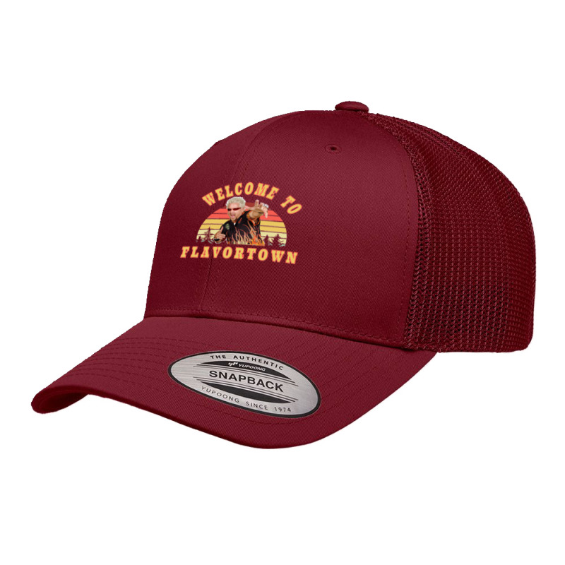 New Guy Fieri Fans Flavortown Classic Retro Trucker Cap | Artistshot