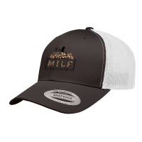 Milf Man I Love Fall Funny Woman Autumn Seasons Lover Retro Trucker Cap | Artistshot