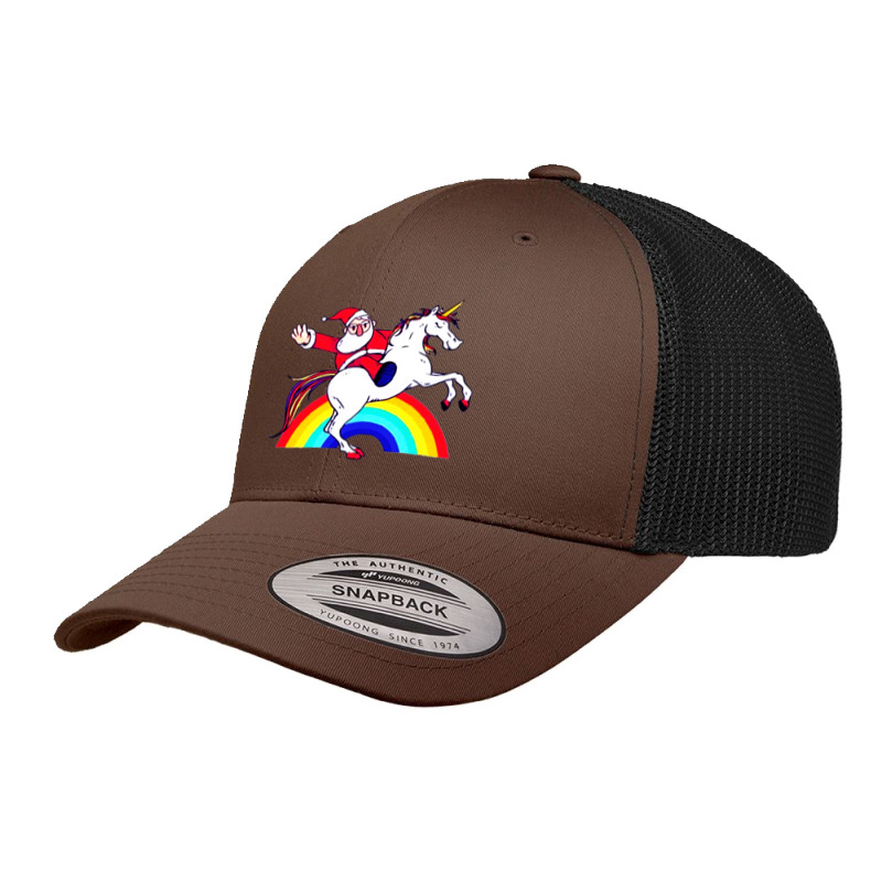 Santa Unicorn Retro Trucker Cap by cm-arts | Artistshot