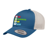 Grow God Rewards Our Work Christian Retro Trucker Cap | Artistshot