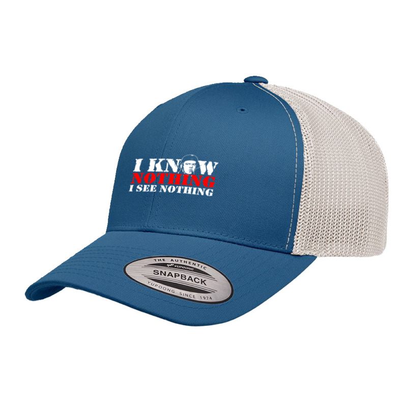 I Know Nothing Retro Trucker Cap by cm-arts | Artistshot