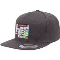 Monopoly Periodic Table Of Monopoly 5 Panel Snapback Cap | Artistshot