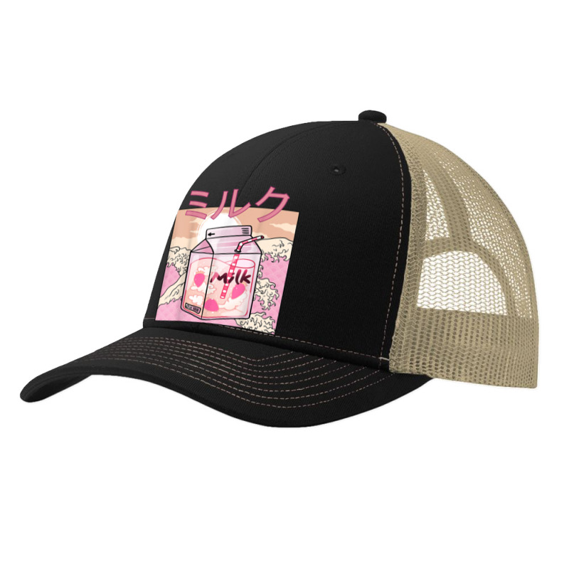 Japanese Pastel Retro Anime Kawaii Strawberry Milk Shake Pa Trucker Cap by MarquesDesign | Artistshot