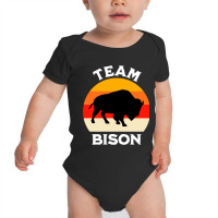 Plains Bison Team Bison Baby Bodysuit | Artistshot