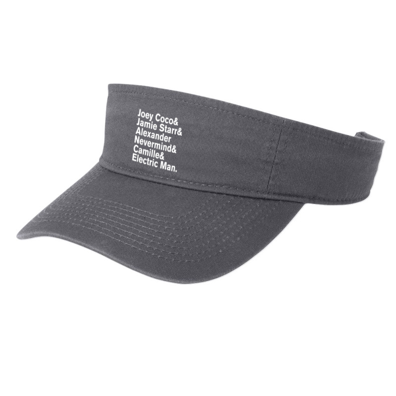 Aliases Joey Coco Fashion Visor | Artistshot