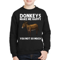 Farm Animal Donkey Lovers Youth Sweatshirt | Artistshot