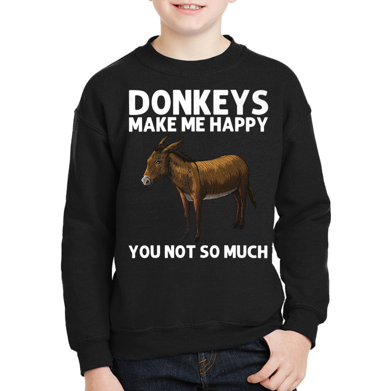 Farm Animal Donkey Lovers Youth Sweatshirt by Kasey | Artistshot