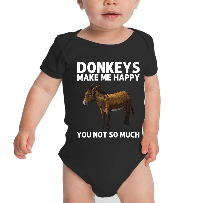 Farm Animal Donkey Lovers Baby Bodysuit by Kasey | Artistshot