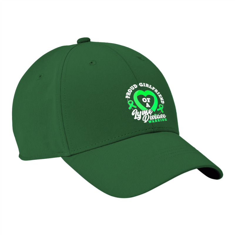 Womens Proud Girlfriend Of A Lyme Disease Warrior Boyfriend V Neck Nike Dri-fit Cap | Artistshot