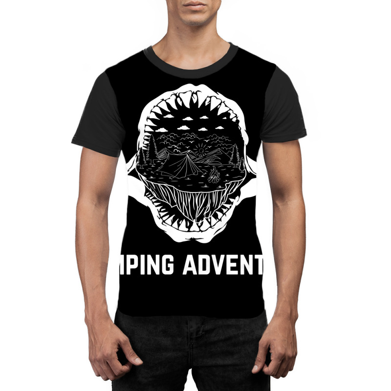 Camping Adventure Hiking Graphic T-shirt | Artistshot