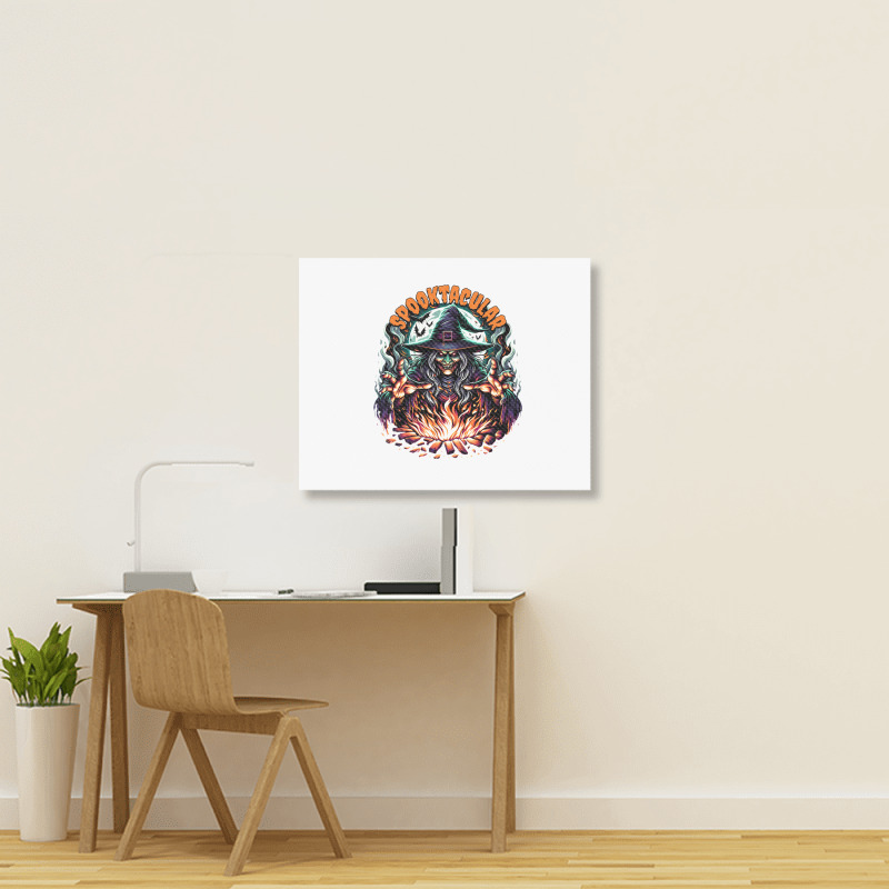 Spooktacular Landscape Canvas Print | Artistshot