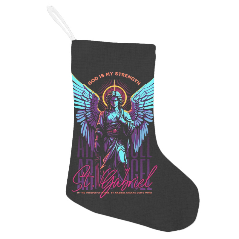 St. Gabriel Holiday Stocking | Artistshot