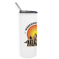 Weekends Are For Hiking Skinny Tumbler | Artistshot