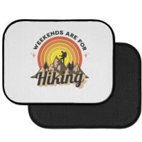 Weekends Are For Hiking Rear Car Mat | Artistshot