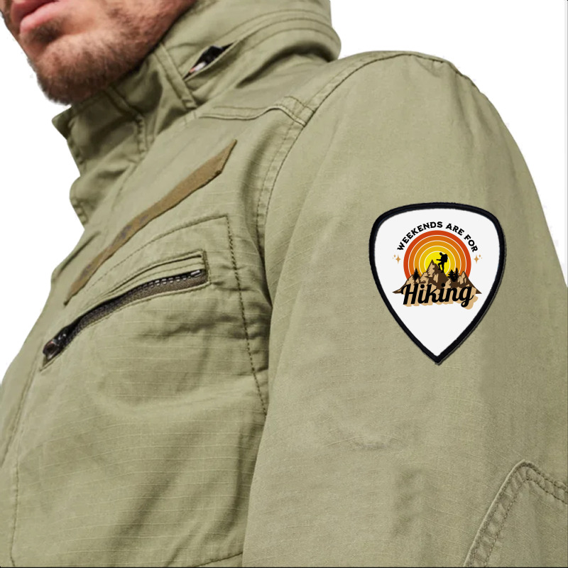 Weekends Are For Hiking Shield S Patch | Artistshot