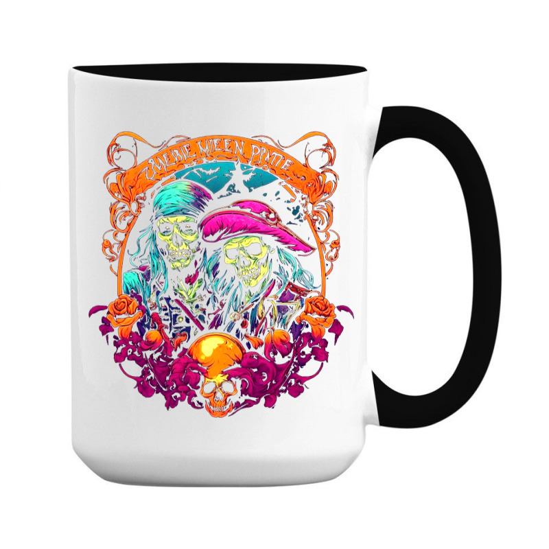 Zombie Pirate Spectral 15 Oz Coffee Mug | Artistshot