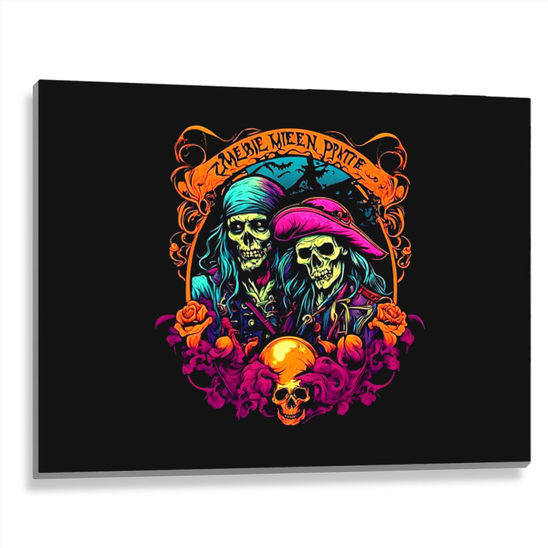 Zombie Pirate Spectral Metal Print Horizontal | Artistshot